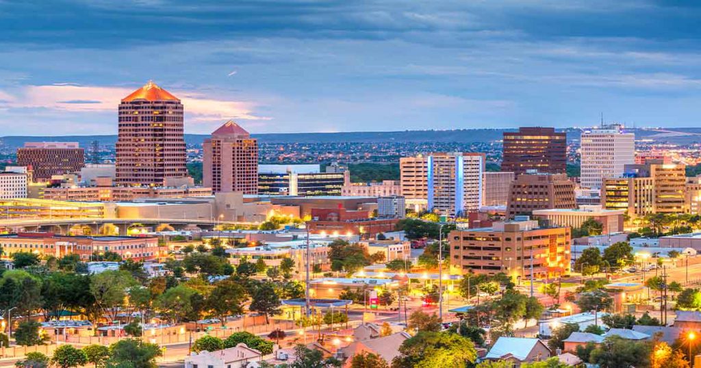 the vibrant city of Albuquerque, NM