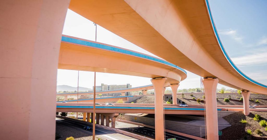 a highway in Albuquerque, NM