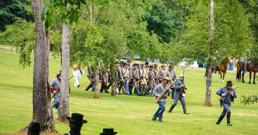 Civil War reenactments 