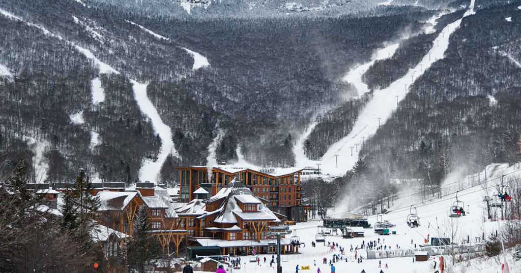 ski in resort in Vermont