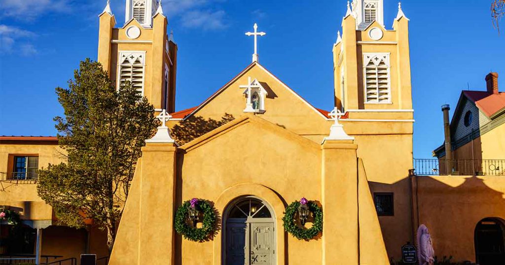 a traditional New Mexico church