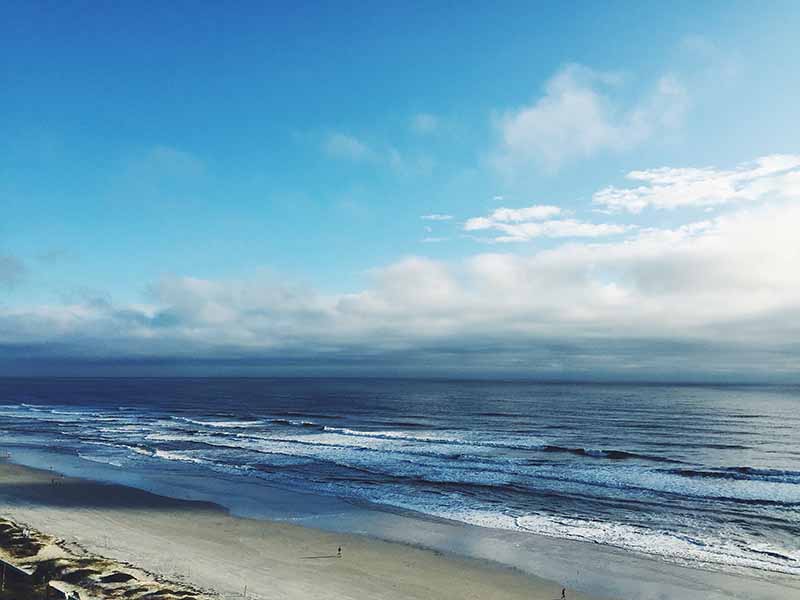 View of the beach in Daytona, Florida