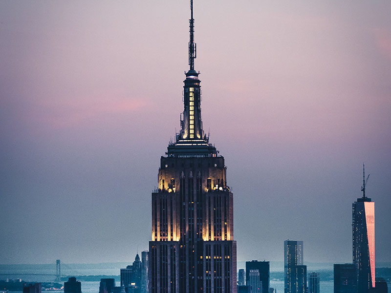 Top of the Empire State Building.