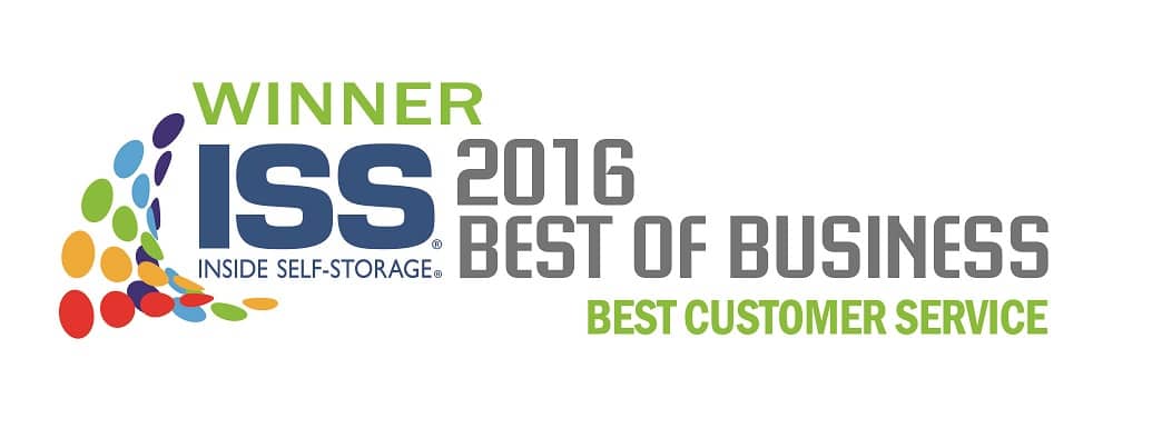 Inside Self-Storage 2016 Best of Business award