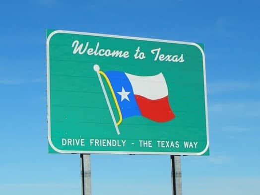 Welcome to Texas Road Sign