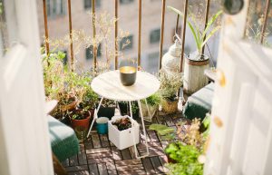 small patio balcony