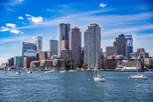 Boston MA skyline