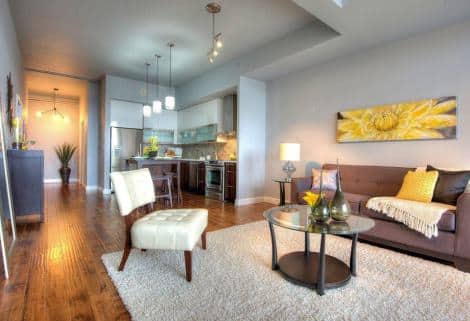 Living Room Home Staging