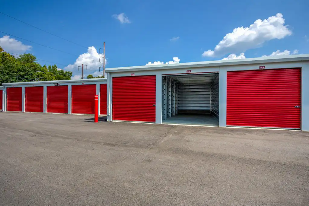 Outdoor storage unit big enough for a car